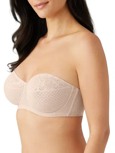 Wacoal Women's Visual Effects Strapless Minimizer Bra - Sand - Size 38G | Thumbnail 3