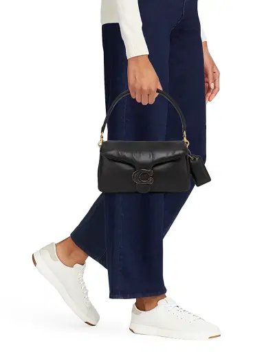 Coach Women's Pillow Tabby 26 Leather Shoulder Bag - Black | Thumbnail 3 Coach Women's Pillow Tabby 26 Leather Shoulder Bag - Black | Thumbnail 3