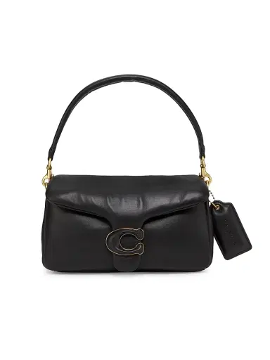 Coach Women's Pillow Tabby 26 Leather Shoulder Bag - Black | Thumbnail 1 Coach Women's Pillow Tabby 26 Leather Shoulder Bag - Black | Thumbnail 1