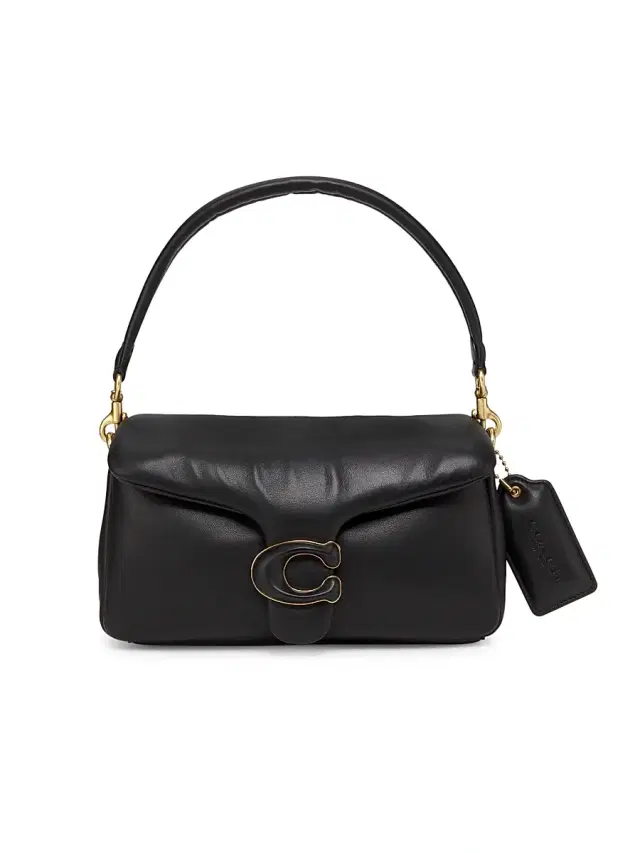 COACH Women's Pillow Tabby 26 Leather Shoulder Bag - Black
