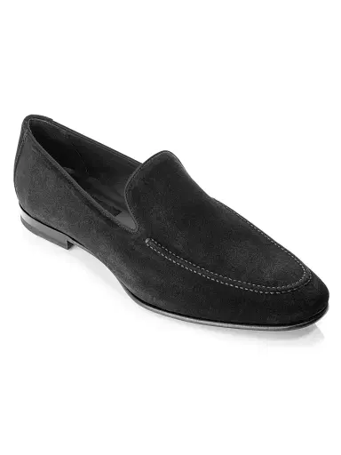 To Boot New York Men's Beamon Suede Leather Loafers - Softy Black - Size 12 | Thumbnail 2 To Boot New York Men's Beamon Suede Leather Loafers - Softy Black - Size 12 | Thumbnail 2