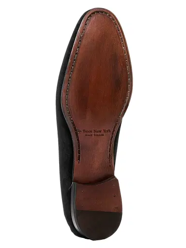 To Boot New York Men's Beamon Suede Leather Loafers - Softy Black - Size 12 | Thumbnail 4 To Boot New York Men's Beamon Suede Leather Loafers - Softy Black - Size 12 | Thumbnail 4