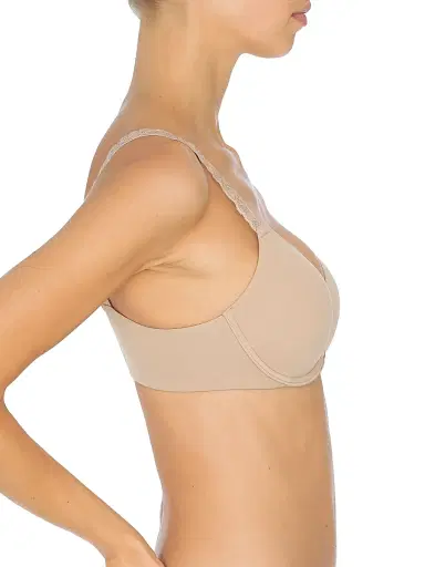 Natori Women's Pure Luxe Plunge T-Shirt Bra | Thumbnail 3