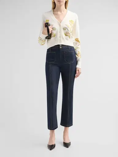 Cinq à Sept Women's Dorothea Pants - Indigo - Size 16 | Thumbnail 2 Cinq à Sept Women's Dorothea Pants - Indigo - Size 16 | Thumbnail 2