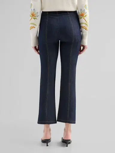 Cinq à Sept Women's Dorothea Pants - Indigo - Size 16 | Thumbnail 3 Cinq à Sept Women's Dorothea Pants - Indigo - Size 16 | Thumbnail 3