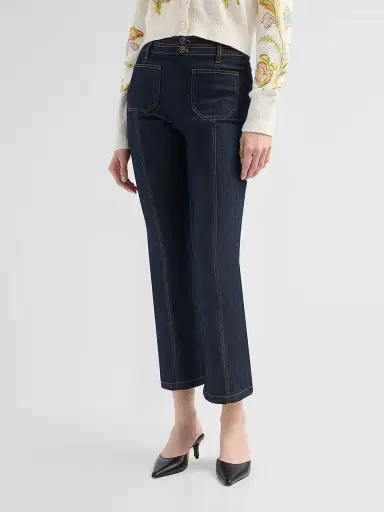 Cinq à Sept Women's Dorothea Pants - Indigo - Size 16 | Thumbnail 4 Cinq à Sept Women's Dorothea Pants - Indigo - Size 16 | Thumbnail 4