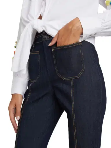 Cinq à Sept Women's Dorothea Pants - Indigo - Size 16 | Thumbnail 6 Cinq à Sept Women's Dorothea Pants - Indigo - Size 16 | Thumbnail 6