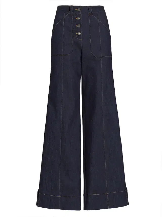 Cinq à Sept Women's Benji Flared Leg Pants - Indigo