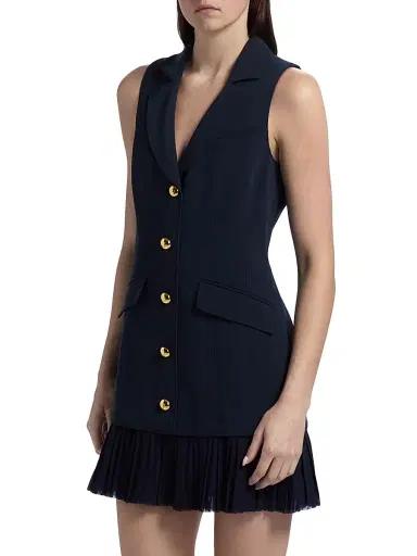Cinq à Sept Women's Regan Blazer Minidress - Navy | Thumbnail 4