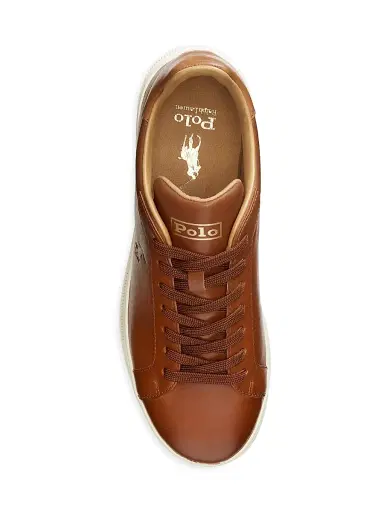 Polo Ralph Lauren Men's Heritage Court II Leather Sneakers | Thumbnail 4 Polo Ralph Lauren Men's Heritage Court II Leather Sneakers | Thumbnail 4