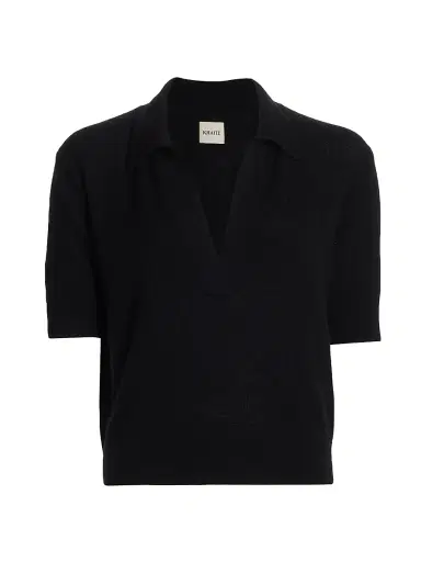 Khaite Women's Shrunken Jo Cashmere Sweater - Black | Thumbnail 1 Khaite Women's Shrunken Jo Cashmere Sweater - Black | Thumbnail 1