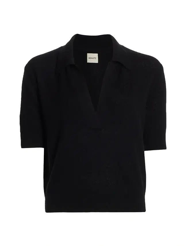 Women's Shrunken Jo Cashmere Sweater - Black Women's Shrunken Jo Cashmere Sweater - Black