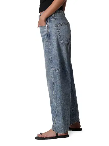 rag & bone Women's Charlie Barrel Jeans - Harmony | Thumbnail 3