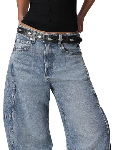 rag & bone Women's Charlie Barrel Jeans - Harmony | Thumbnail 5