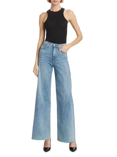 rag & bone Women's Sofie High-Stretch Wide-Leg Jeans - Whitney | Thumbnail 2