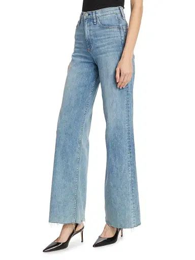rag & bone Women's Sofie High-Stretch Wide-Leg Jeans - Whitney | Thumbnail 4