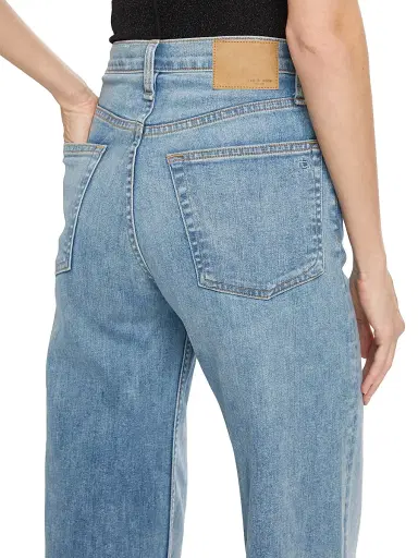 rag & bone Women's Sofie High-Stretch Wide-Leg Jeans - Whitney | Thumbnail 6