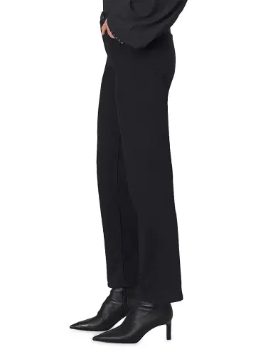 rag & bone Women's Flexi Harlow Stretch Straight-Leg Jeans - Black | Thumbnail 4
