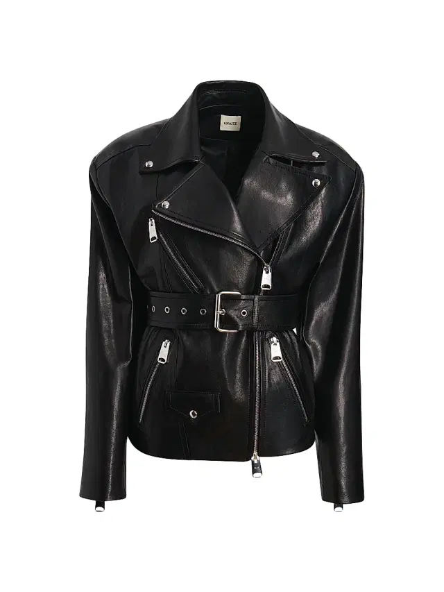 Women's Fabbie Leather Jacket - Black