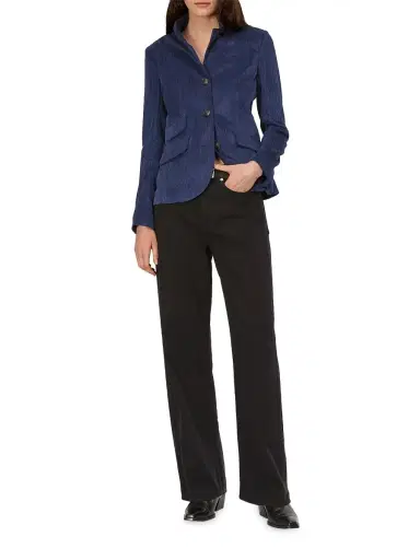 rag & bone Women's Slade Corduroy Blazer - Navy | Thumbnail 1 rag & bone Women's Slade Corduroy Blazer - Navy | Thumbnail 1