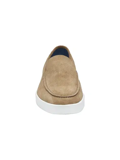 Johnston & Murphy Men's Bolivar Venetian Suede Loafers - Taupe | Thumbnail 3 Johnston & Murphy Men's Bolivar Venetian Suede Loafers - Taupe | Thumbnail 3