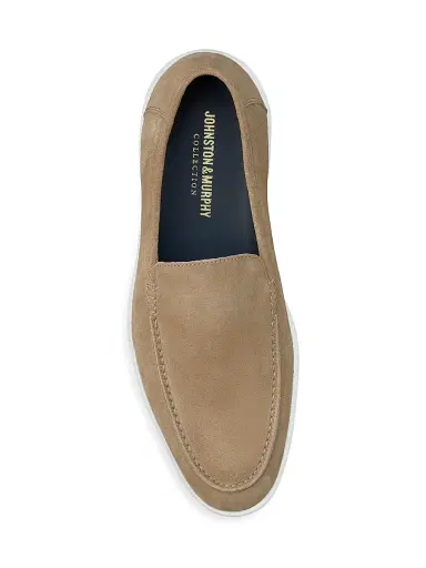 Johnston & Murphy Men's Bolivar Venetian Suede Loafers - Taupe | Thumbnail 5 Johnston & Murphy Men's Bolivar Venetian Suede Loafers - Taupe | Thumbnail 5