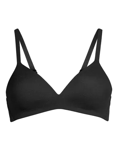 Wacoal Women's How Perfect WireFree Contour T-Shirt Bra - Black - Size 38DD | Thumbnail 1