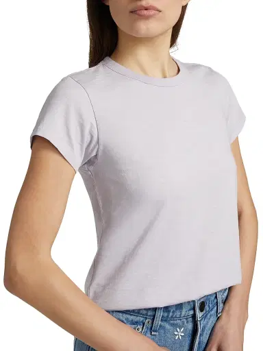 rag & bone Women's The Slub Cotton T-Shirt | Thumbnail 6