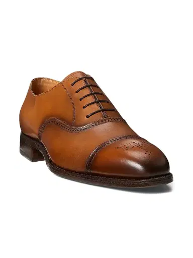 Ralph Lauren Purple Label Men's Denver II Leather Dress Shoes | Thumbnail 2 Ralph Lauren Purple Label Men's Denver II Leather Dress Shoes | Thumbnail 2