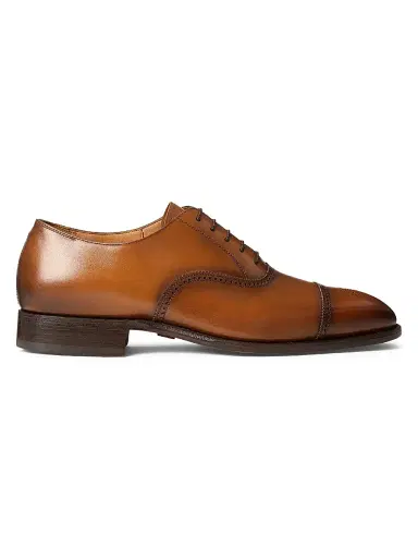 Ralph Lauren Purple Label Men's Denver II Leather Dress Shoes | Thumbnail 1 Ralph Lauren Purple Label Men's Denver II Leather Dress Shoes | Thumbnail 1