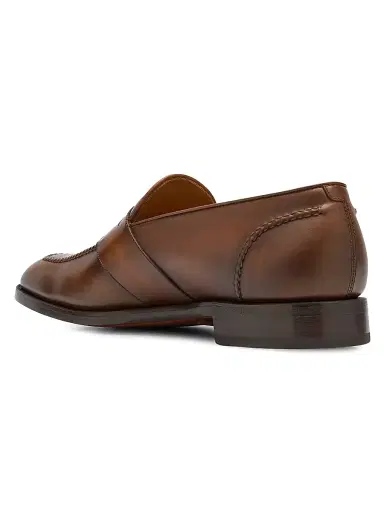 Ralph Lauren Purple Label Men's Meegan Leather Penny Loafers - Tan | Thumbnail 3 Ralph Lauren Purple Label Men's Meegan Leather Penny Loafers - Tan | Thumbnail 3