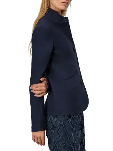 rag & bone Women's Slade Japanese Wool Blazer - Navy | Thumbnail 3 rag & bone Women's Slade Japanese Wool Blazer - Navy | Thumbnail 3