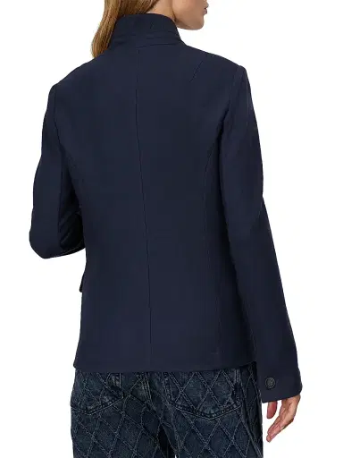 rag & bone Women's Slade Japanese Wool Blazer - Navy | Thumbnail 4 rag & bone Women's Slade Japanese Wool Blazer - Navy | Thumbnail 4