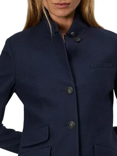 rag & bone Women's Slade Japanese Wool Blazer - Navy | Thumbnail 5 rag & bone Women's Slade Japanese Wool Blazer - Navy | Thumbnail 5