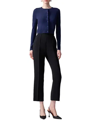 Carolina Herrera Women's Icon High-Rise Skinny Pants | Thumbnail 2 Carolina Herrera Women's Icon High-Rise Skinny Pants | Thumbnail 2
