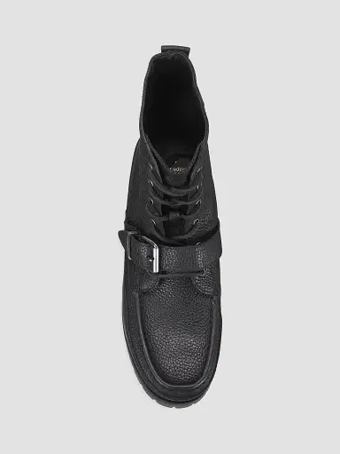 Polo Ralph Lauren Men's Ranger Tumbled Leather Boots - Black | Thumbnail 5 Polo Ralph Lauren Men's Ranger Tumbled Leather Boots - Black | Thumbnail 5