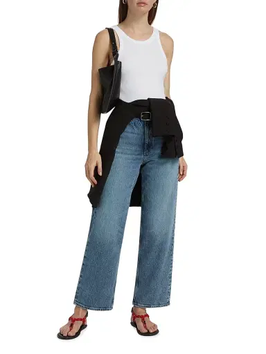 rag & bone Women's Shea High-Rise Straight-Fit Jeans - Everly | Thumbnail 2