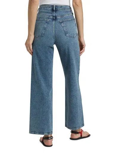 rag & bone Women's Shea High-Rise Straight-Fit Jeans - Everly | Thumbnail 5
