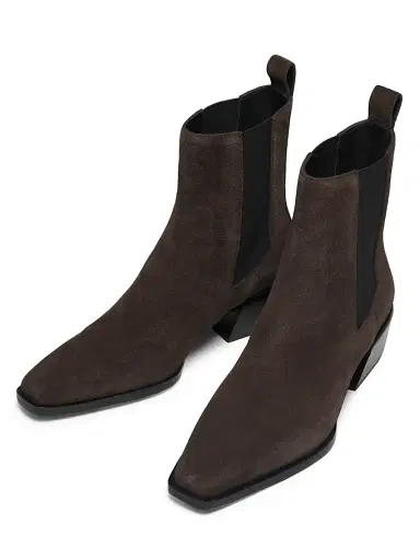 rag & bone Women's Joni Suede Chelsea Boots - Dark Espresso Suede | Thumbnail 4