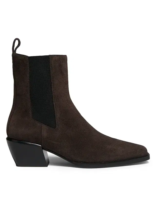 rag & bone Women's Joni Suede Chelsea Boots - Dark Espresso Suede