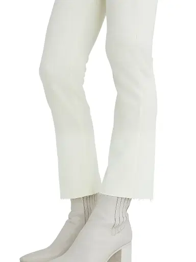 rag & bone Women's Peyton Mid-Rise Ankle Bootcut - Ecru | Thumbnail 7