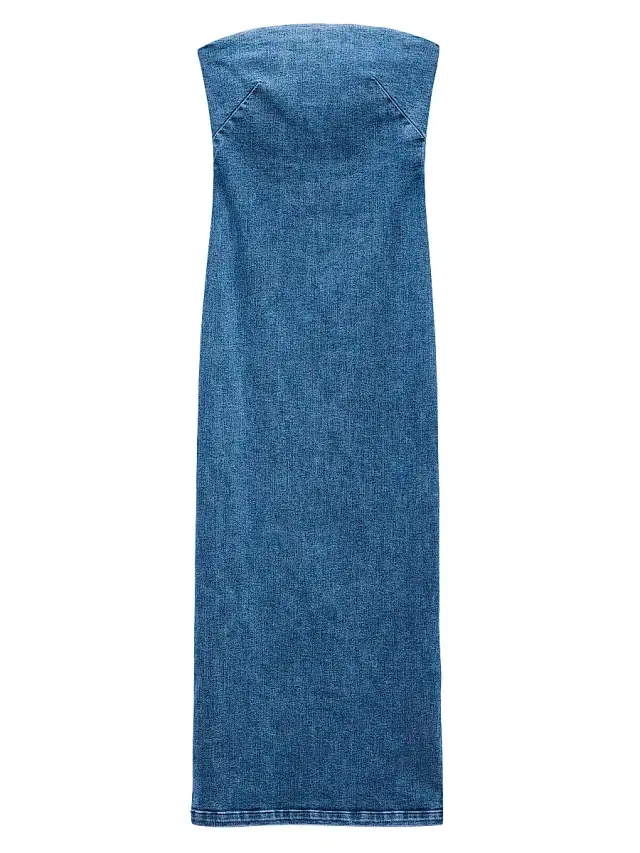 rag & bone Women's Jasmine Stretch Denim Midi-Dress - Elle