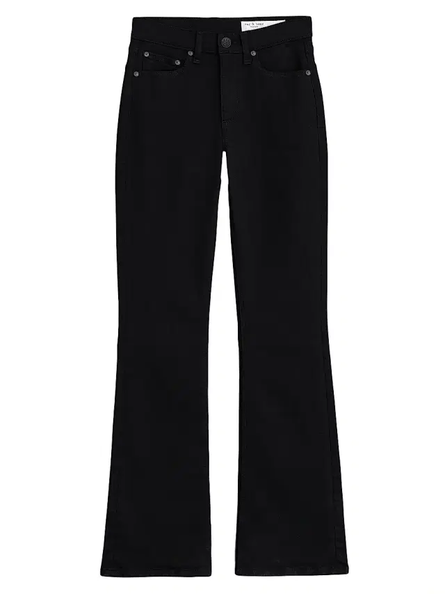 rag & bone Women's Peyton Mid-Rise Bootcut - Black