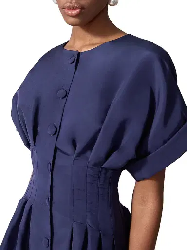 Carolina Herrera Women's Icon Silk Taffeta Gown - Midnight - Size 16 | Thumbnail 4 Carolina Herrera Women's Icon Silk Taffeta Gown - Midnight - Size 16 | Thumbnail 4