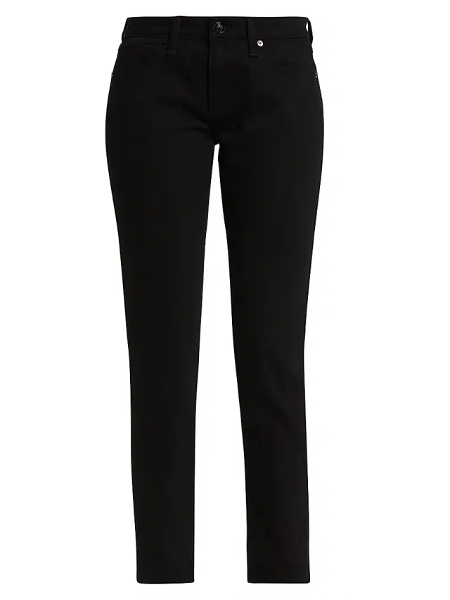 Women's Dre Low-Rise Slim Boyfriend Jeans - Black