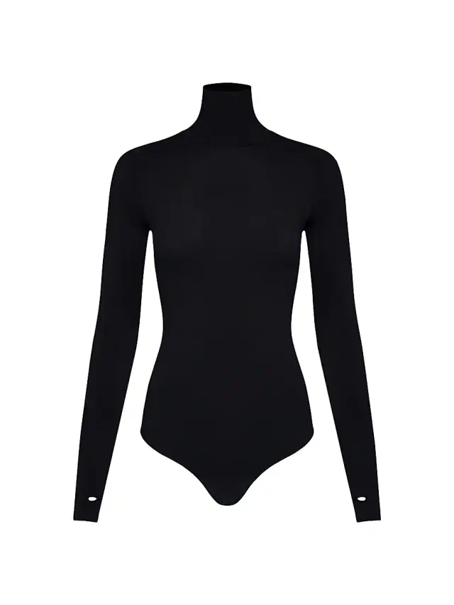 Commando Women's Ballet Body Turtleneck Bodysuit - Black