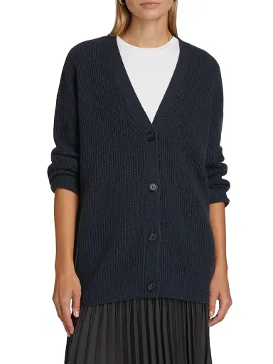 Jenni Kayne Women's Cashmere Cocoon Cardigan - Heather Navy - Size Medium | Thumbnail 3 Jenni Kayne Women's Cashmere Cocoon Cardigan - Heather Navy - Size Medium | Thumbnail 3