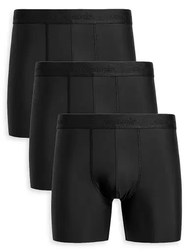 Commando Men's Classic Microfiber Boxer-Briefs 3-Pack - Black - Size XXL | Thumbnail 1