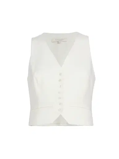 Favorite Daughter Women's Favorite Tailored Vest - Ivory - Size XS | Thumbnail 1 Favorite Daughter Women's Favorite Tailored Vest - Ivory - Size XS | Thumbnail 1