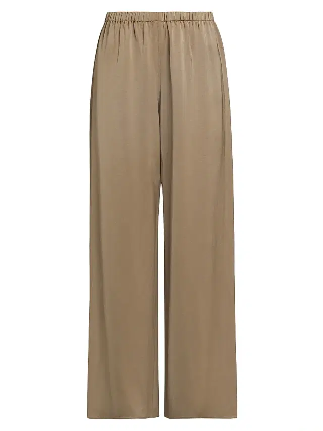 Jenni Kayne Women's Demi Wide-Leg Pull-On Pants - Olio